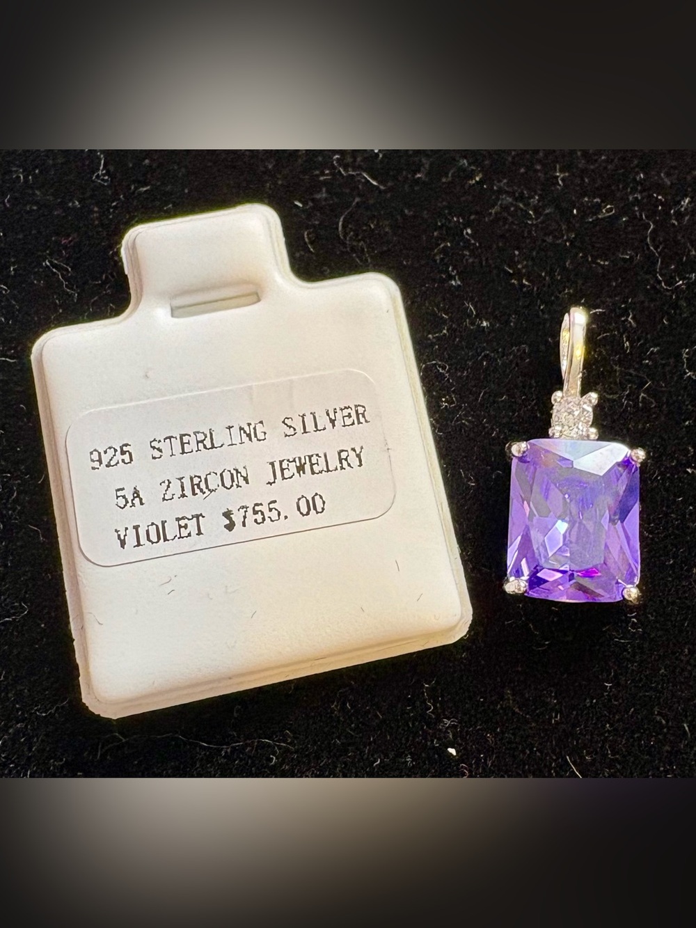 Tanzanite Pendant in Sterling Silver - Elegant Women's Jewelry